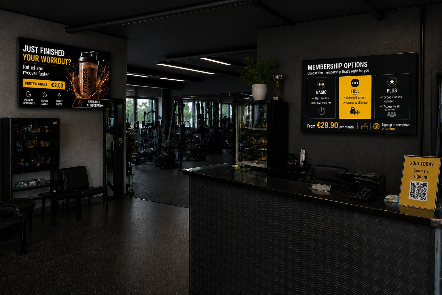 Fitness centers and gyms