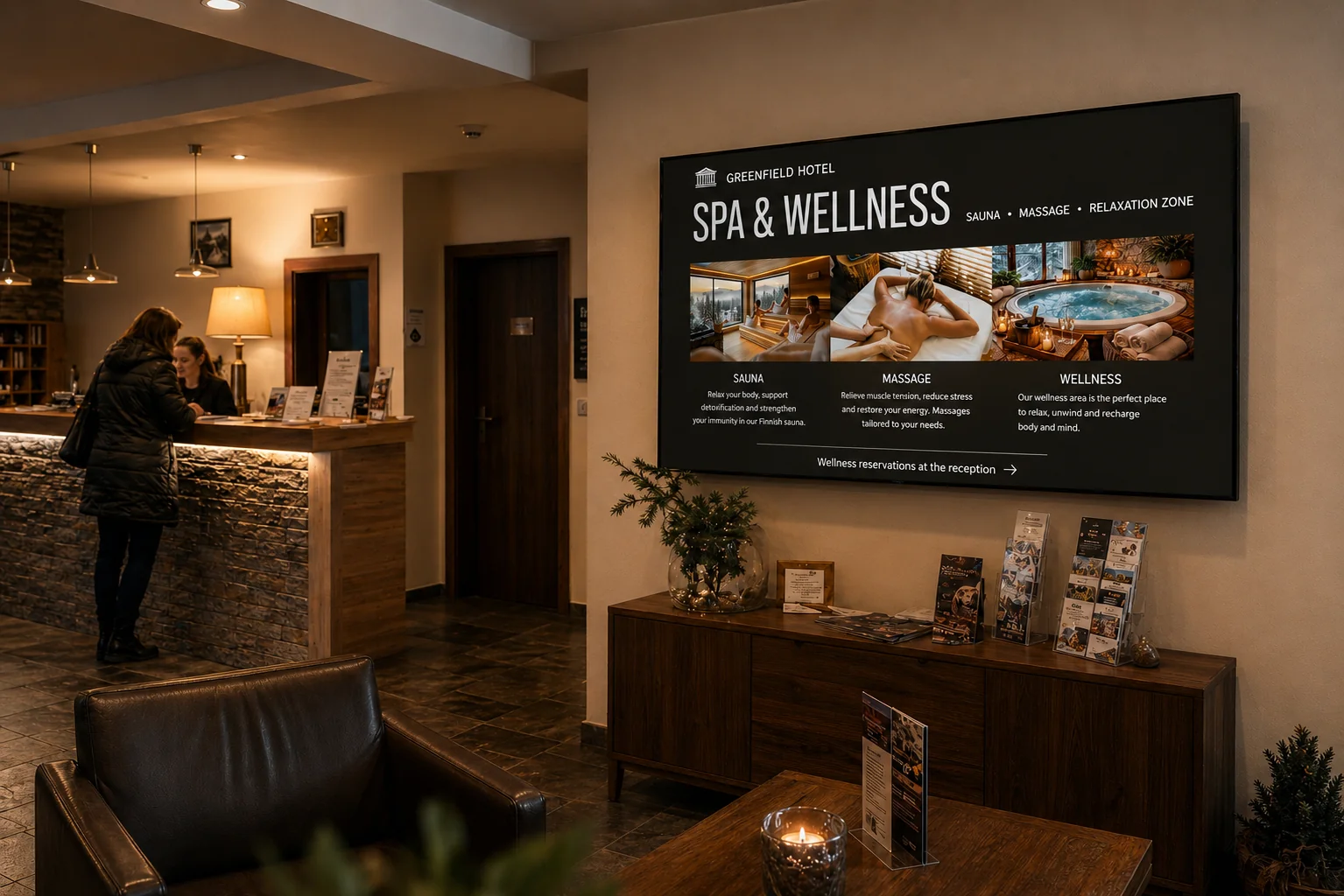 Better information and comfort for hotel guests