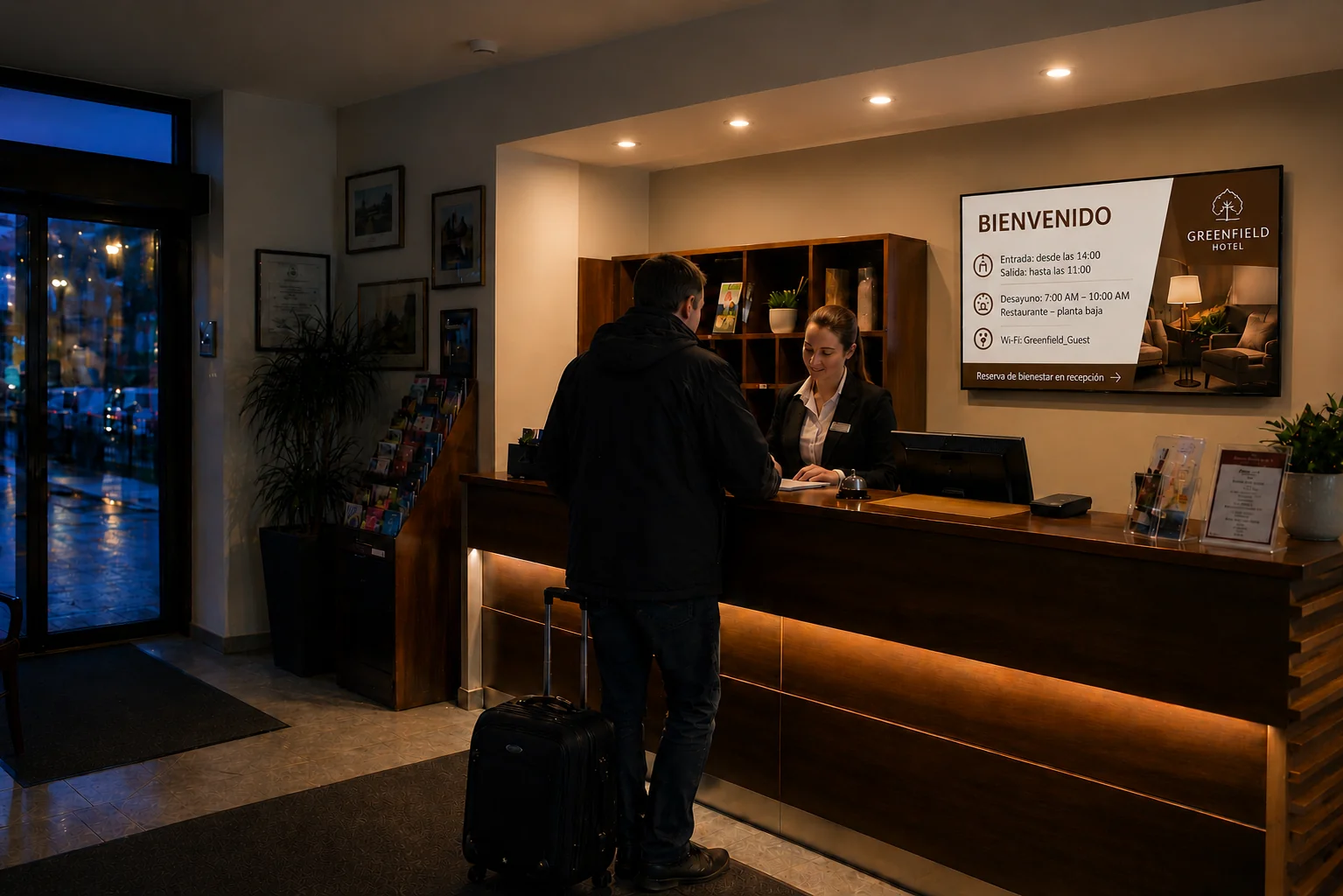 Espacio para presentar los servicios del hotel