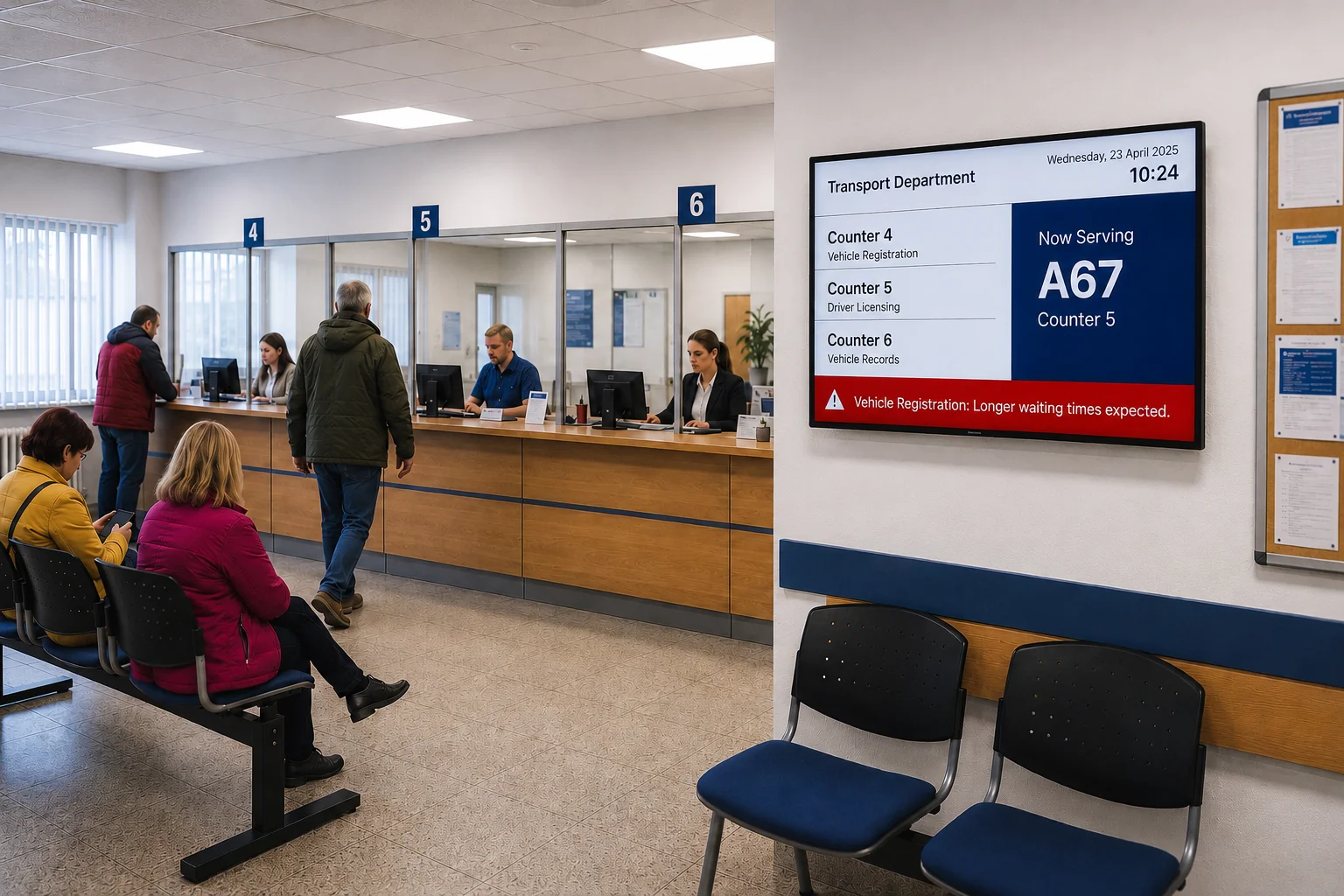 More efficient service and operational organization