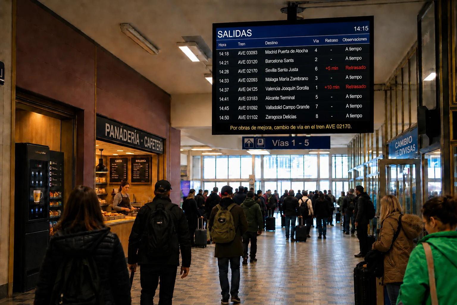 Visión del transporte en tiempo real, sin búsquedas innecesarias